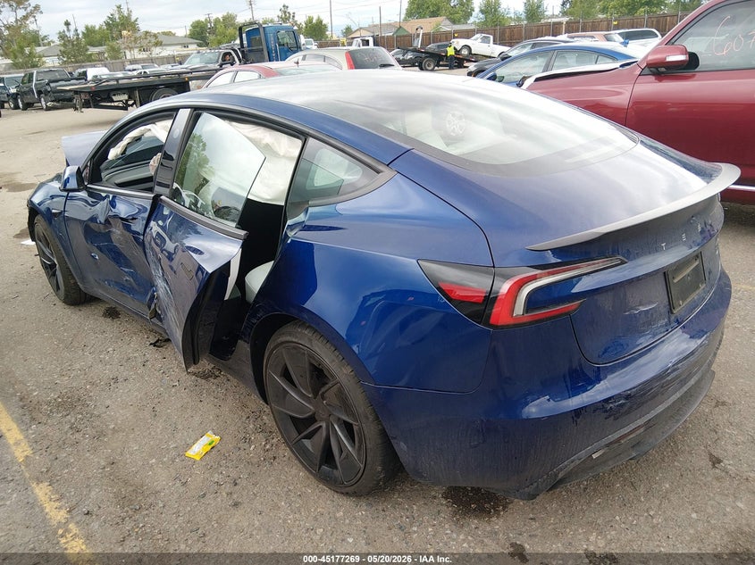 2025 Tesla Model 3 VIN 5YJ3E1ET1SF940027 IAAI salvage auction — FRONT END, Salvage (Colorado), sold $10,000 on 2026-07-23 (photo 3)