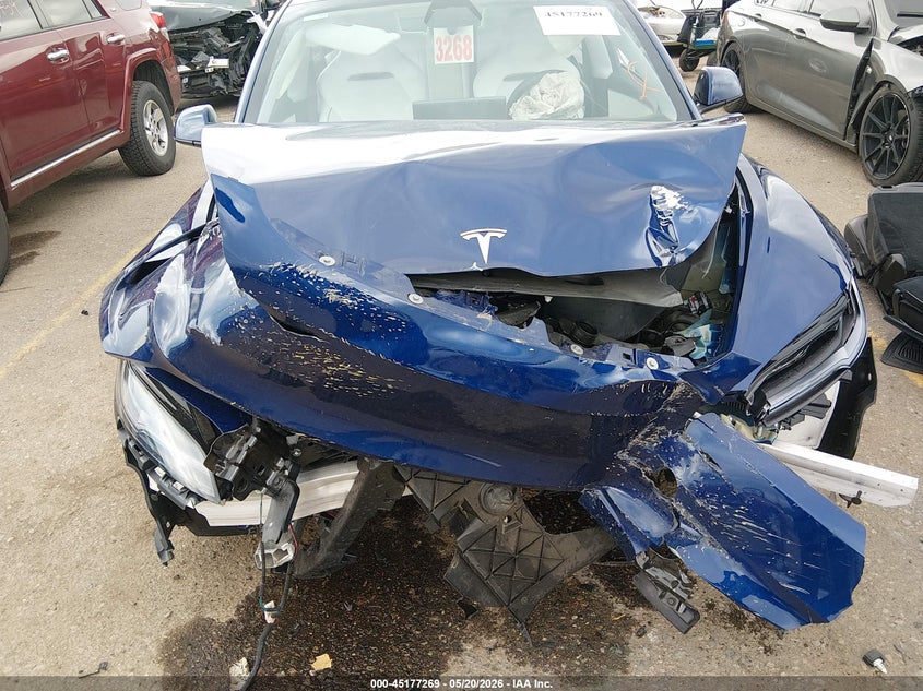 2025 Tesla Model 3 VIN 5YJ3E1ET1SF940027 IAAI salvage auction — FRONT END, Salvage (Colorado), sold $10,000 on 2026-07-23 (photo 6)