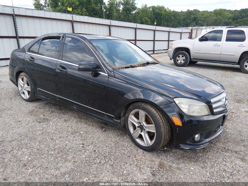 2010 Mercedes-benz C-klasse VIN WDDGF5EB5AR119105 IAAI salvage auction — NORMAL WEAR, Clear (Louisiana), sold $375 on 2026-07-29 (photo 1)