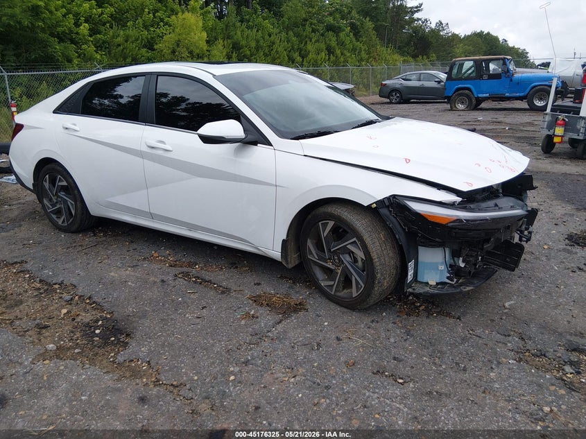 2025 Hyundai Elantra VIN KMHLP4DG8SU080212 IAAI salvage auction — FRONT END, Salvage (Mississippi), sold $8,100 on 2026-08-02 (photo 1)