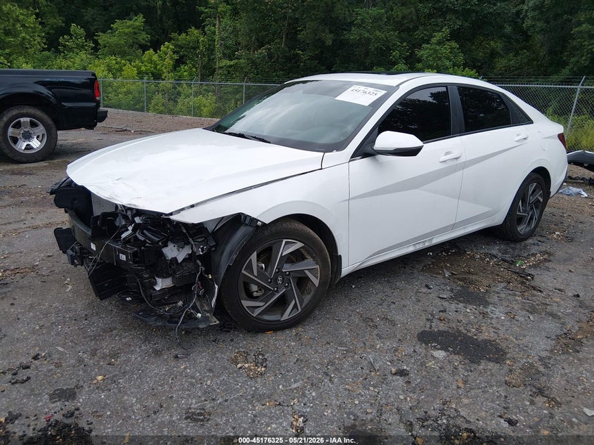 2025 Hyundai Elantra VIN KMHLP4DG8SU080212 IAAI salvage auction — FRONT END, Salvage (Mississippi), sold $8,100 on 2026-08-02 (photo 2)