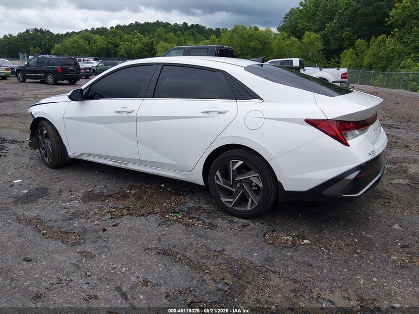 2025 Hyundai Elantra VIN KMHLP4DG8SU080212 IAAI salvage auction — FRONT END, Salvage (Mississippi), sold $8,100 on 2026-08-02 (photo 3)