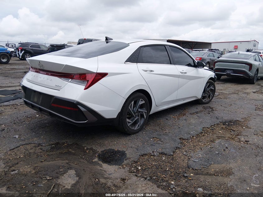 2025 Hyundai Elantra VIN KMHLP4DG8SU080212 IAAI salvage auction — FRONT END, Salvage (Mississippi), sold $8,100 on 2026-08-02 (photo 4)