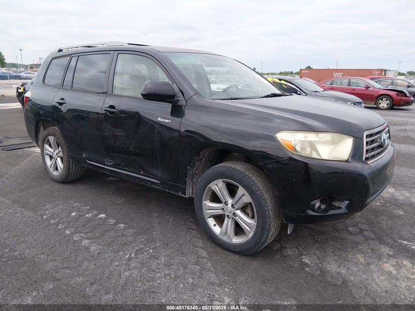 2009 Toyota Highlander VIN JTEDS43A792075377 IAAI salvage auction — RIGHT SIDE, Salvage (Illinois), sold $1,600 on 2026-07-21 (photo 1)