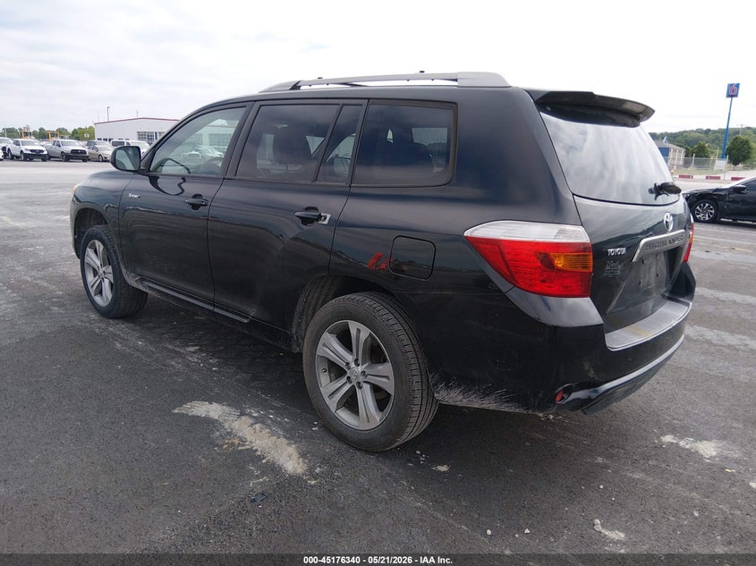 2009 Toyota Highlander VIN JTEDS43A792075377 IAAI salvage auction — RIGHT SIDE, Salvage (Illinois), sold $1,600 on 2026-07-21 (photo 3)