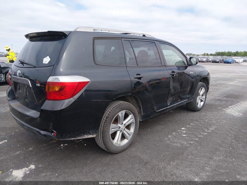 2009 Toyota Highlander VIN JTEDS43A792075377 IAAI salvage auction — RIGHT SIDE, Salvage (Illinois), sold $1,600 on 2026-07-21 (photo 4)