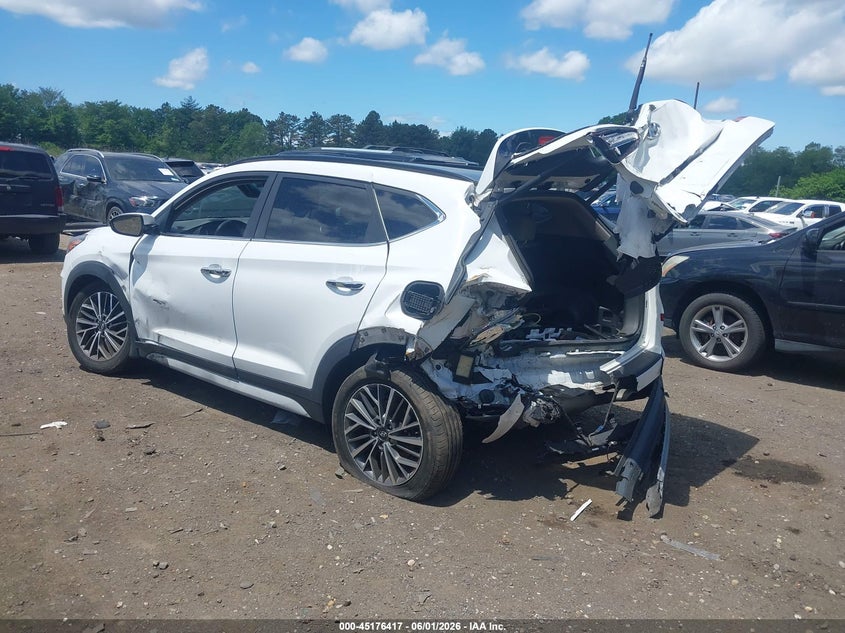 2019 Hyundai Tucson VIN KM8J3CAL3KU059461 IAAI salvage auction — REAR END, Mv-907A (New York), sold $525 on 2026-07-28 (photo 3)