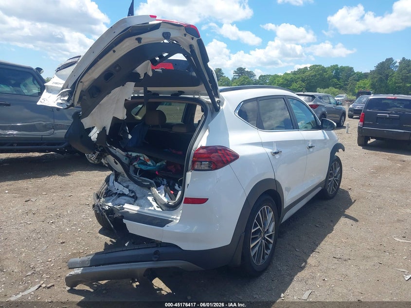 2019 Hyundai Tucson VIN KM8J3CAL3KU059461 IAAI salvage auction — REAR END, Mv-907A (New York), sold $525 on 2026-07-28 (photo 4)