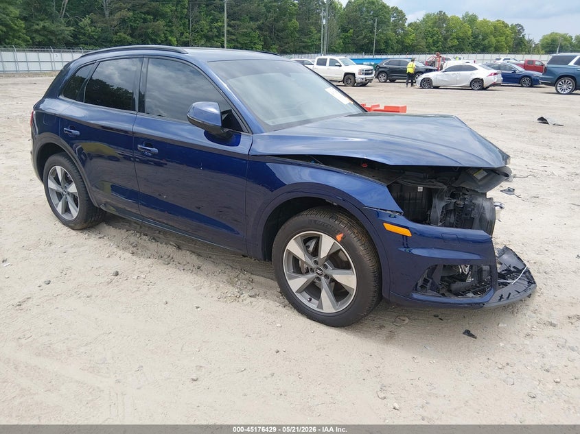 2020 Audi Q5 VIN WA1ANAFY5L2101417 IAAI salvage auction — FRONT END, Salvage (Georgia), sold $2,850 on 2026-07-23 (photo 1)