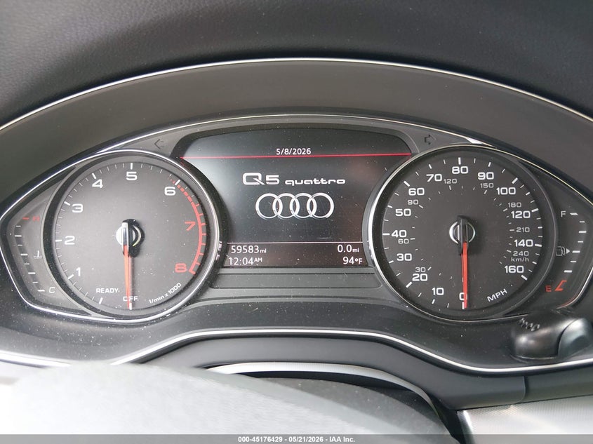 2020 Audi Q5 VIN WA1ANAFY5L2101417 IAAI salvage auction — FRONT END, Salvage (Georgia), sold $2,850 on 2026-07-23 (photo 7)