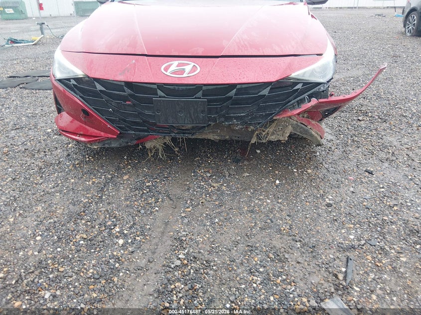 2023 Hyundai Elantra VIN KMHLM4AG3PU520700 IAAI salvage auction — FRONT END, Salvage Title, sold $4,300 on 2026-07-29 (photo 6)