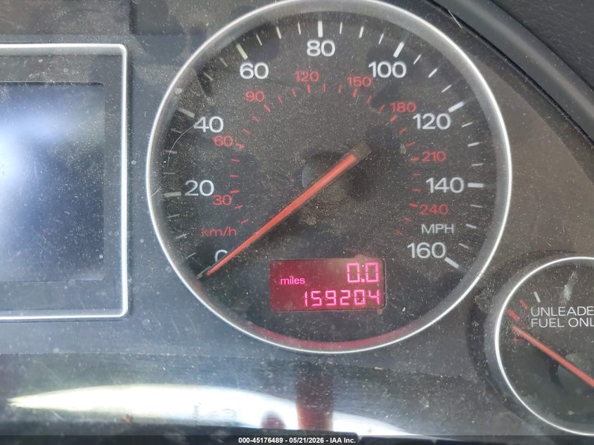 2005 Audi A4 VIN WAUVC68EX5A111802 IAAI salvage auction — NORMAL WEAR, Salvage (Texas), sold $250 on 2026-07-28 (photo 7)