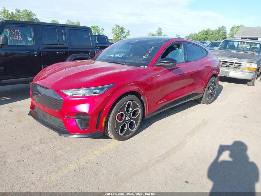 2023 Ford Mustang mach-e VIN 3FMTK4SE7PMA75224 IAAI salvage auction — HAIL, Salvage Title, sold $12,200 on 2026-07-20 (photo 2)