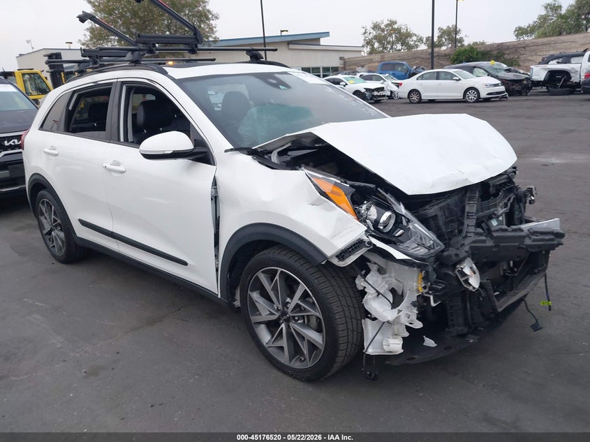 2022 Kia Niro VIN KNDCC3LCXN5547413 IAAI salvage auction — FRONT END, Salvage Certificate (California), sold $2,700 on 2026-07-24 (photo 1)