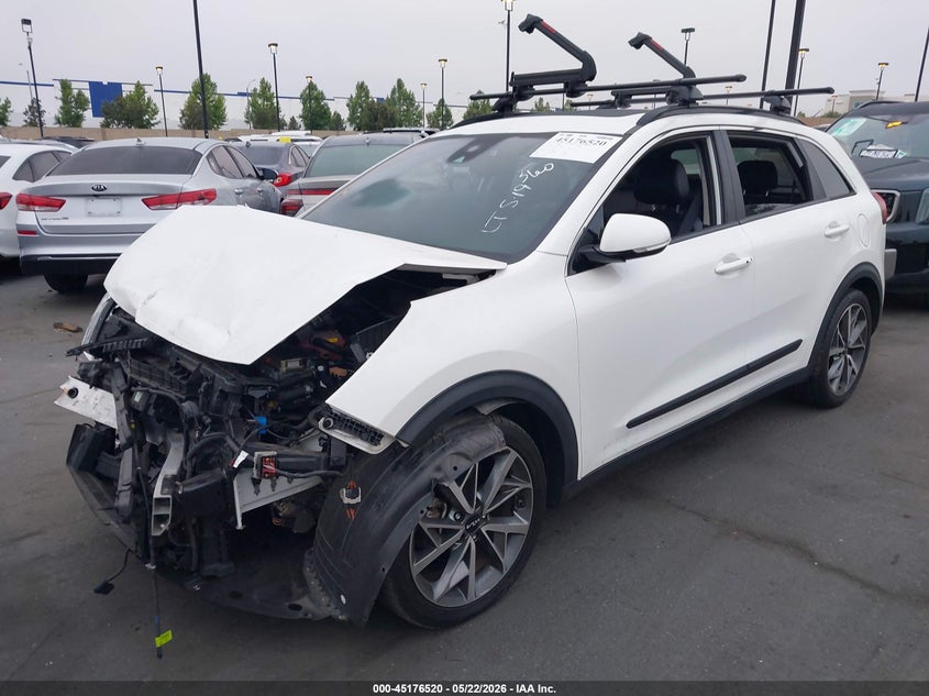 2022 Kia Niro VIN KNDCC3LCXN5547413 IAAI salvage auction — FRONT END, Salvage Certificate (California), sold $2,700 on 2026-07-22 (photo 2)