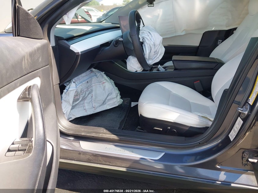 2020 Tesla Model 3 VIN 5YJ3E1EC7LF641725 IAAI salvage auction — RIGHT FRONT, Salvage Certificate (California), sold $5,800 on 2026-07-24 (photo 5)