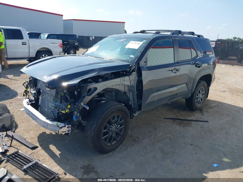 2025 Toyota 4Runner VIN JTEVA5BR5S5042872 IAAI salvage auction — Front End, Clear, sold $30,500 on 2026-08-25 (photo 2)