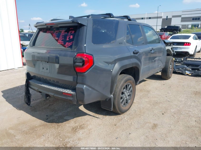 2025 Toyota 4Runner VIN JTEVA5BR5S5042872 IAAI salvage auction — Front End, Clear, sold $30,500 on 2026-08-25 (photo 4)