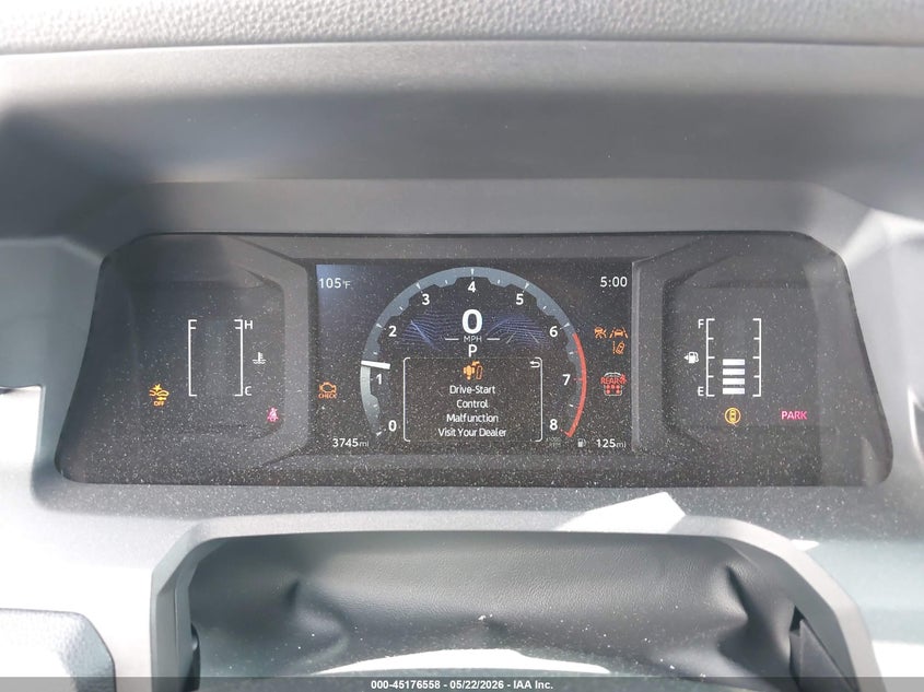 2025 Toyota 4Runner VIN JTEVA5BR5S5042872 IAAI salvage auction — Front End, Clear, sold $30,500 on 2026-08-25 (photo 7)