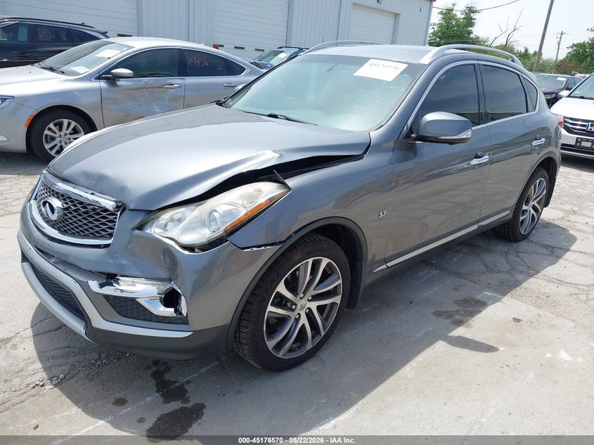 2016 Infiniti Qx50 VIN JN1BJ0RP7GM230968 IAAI salvage auction — LEFT FRONT, Salvage (Illinois), sold $1,300 on 2026-07-28 (photo 2)