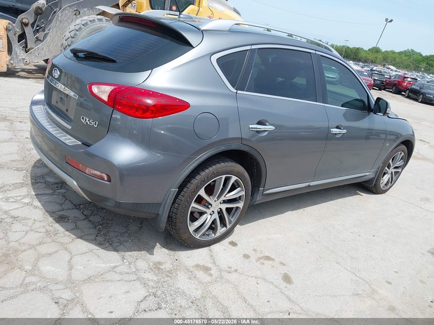 2016 Infiniti Qx50 VIN JN1BJ0RP7GM230968 IAAI salvage auction — LEFT FRONT, Salvage (Illinois), sold $1,300 on 2026-07-28 (photo 4)