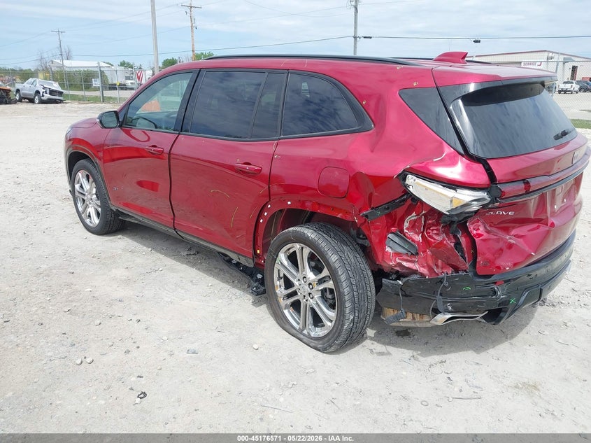 2025 Buick Enclave VIN 5GAEVBRS4SJ289289 IAAI salvage auction — LEFT REAR, Clear Claim Paid (Wisconsin), sold $10,300 on 2026-07-16 (photo 3)