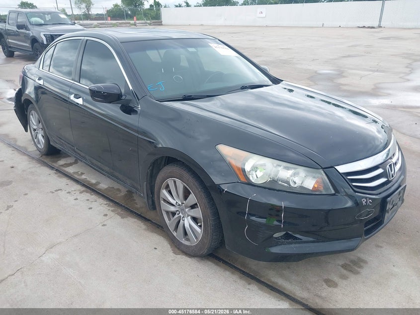 2012 Honda Accord VIN 1HGCP3F81CA009636 IAAI salvage auction — REAR END, Original (Texas), sold $2,850 on 2026-07-10 (photo 1)