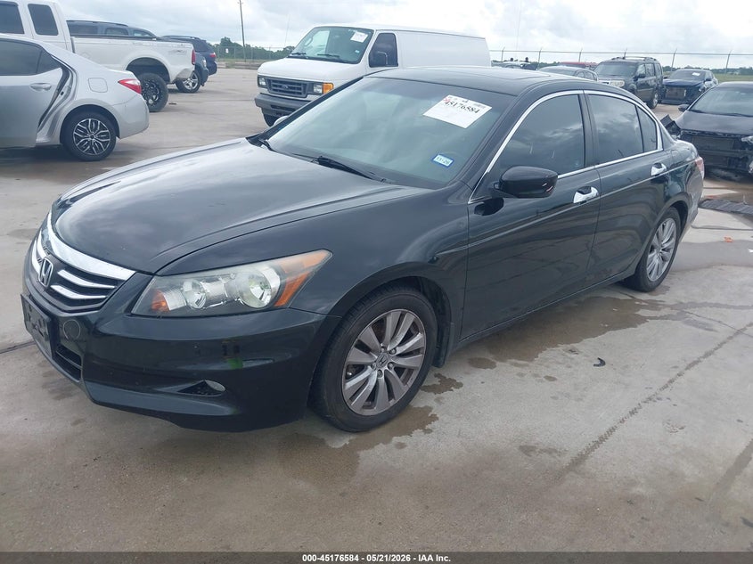 2012 Honda Accord VIN 1HGCP3F81CA009636 IAAI salvage auction — REAR END, Original (Texas), sold $2,850 on 2026-07-10 (photo 2)