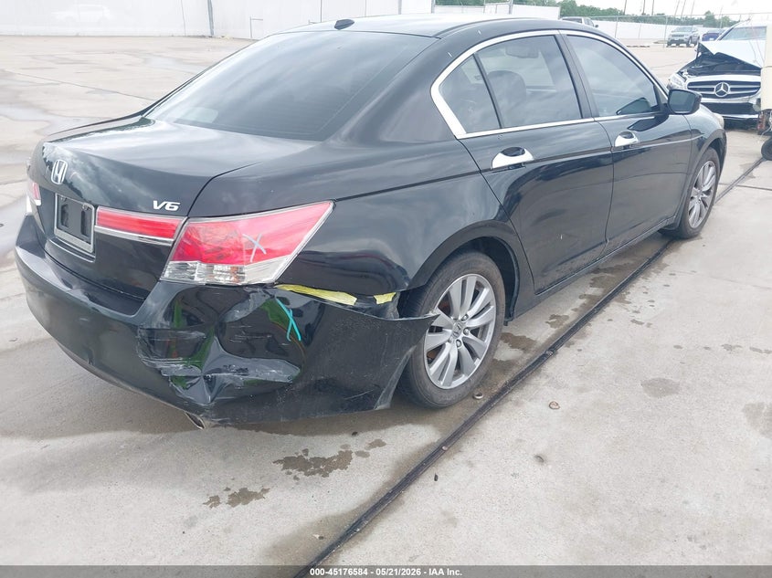 2012 Honda Accord VIN 1HGCP3F81CA009636 IAAI salvage auction — REAR END, Original (Texas), sold $2,850 on 2026-07-10 (photo 4)