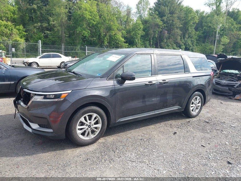 2023 Kia Carnival VIN KNDNB4H31P6208255 IAAI salvage auction — FRONT END, Salvage (Virginia), sold $7,100 on 2026-07-28 (photo 2)
