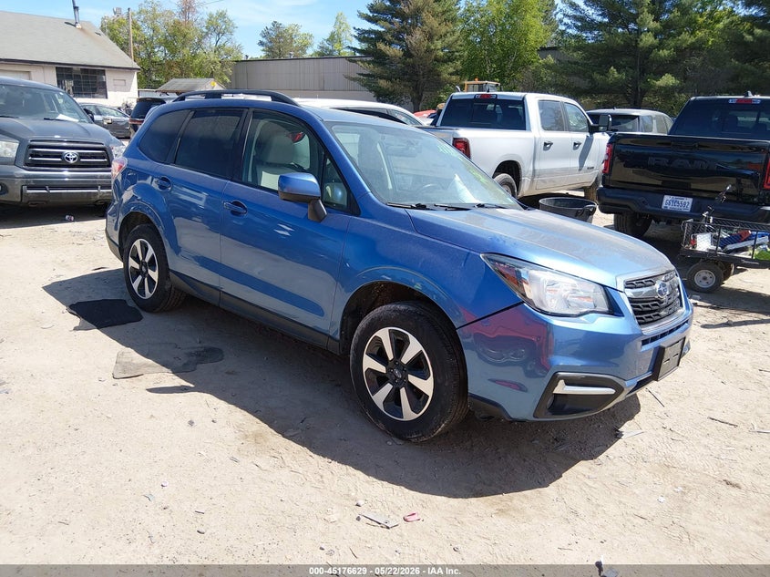 2018 Subaru Forester VIN JF2SJAGC4JH464747 IAAI salvage auction — LEFT SIDE, Salvage (New Hampshire), sold $25 on 2026-07-29 (photo 1)