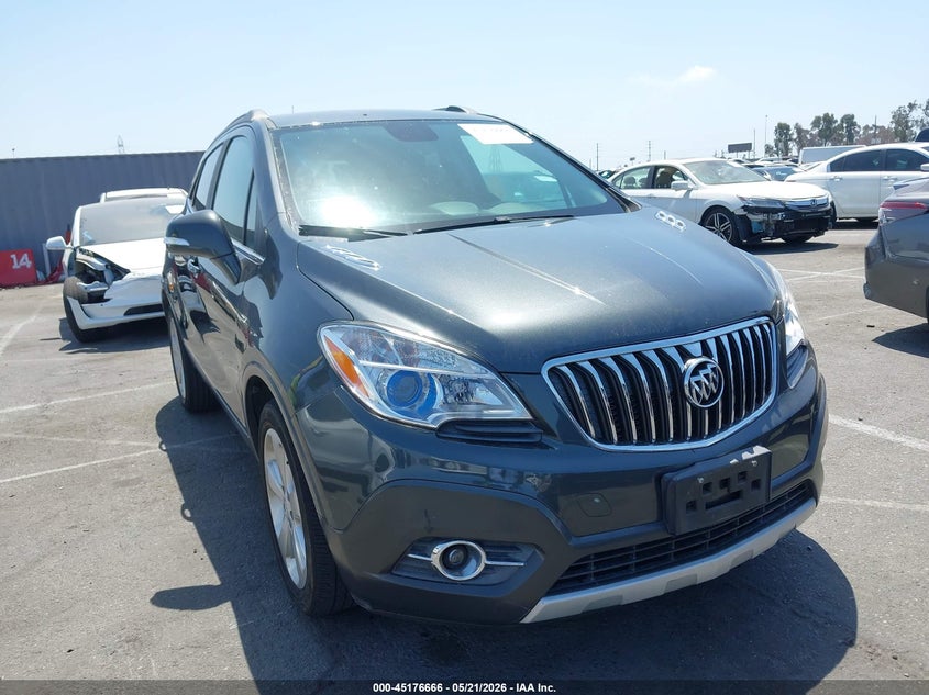 2016 Buick Encore VIN KL4CJCSB6GB593754 IAAI salvage auction — SIDE, Salvage (California), sold $1,900 on 2026-07-16 (photo 1)