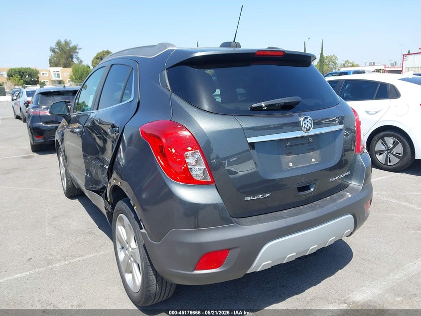 2016 Buick Encore VIN KL4CJCSB6GB593754 IAAI salvage auction — SIDE, Salvage (California), sold $1,900 on 2026-07-16 (photo 3)