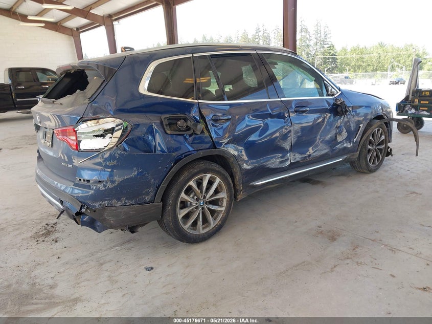 2019 BMW X3 VIN 5UXTR9C56KLP85803 IAAI salvage auction — ROLLOVER, Bill Of Sale (Washington), sold $2,350 on 2026-07-29 (photo 4)