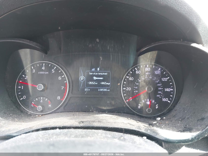 2016 Kia Optima VIN 5XXGT4L30GG055639 IAAI salvage auction — LEFT REAR, Salvage Title, sold $1,200 on 2026-07-10 (photo 7)