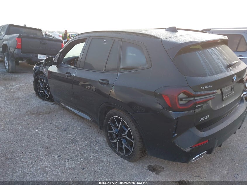 2024 BMW X3 VIN 5UX43DP07R9V35601 IAAI salvage auction — LEFT FRONT, Original (Texas), sold $17,100 on 2026-07-28 (photo 3)