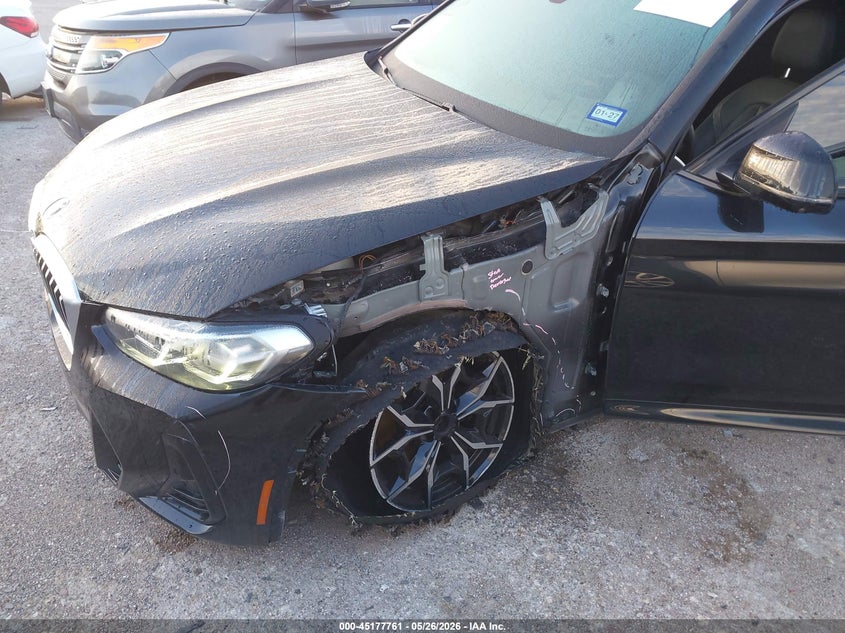 2024 BMW X3 VIN 5UX43DP07R9V35601 IAAI salvage auction — LEFT FRONT, Original (Texas), sold $17,100 on 2026-07-28 (photo 6)