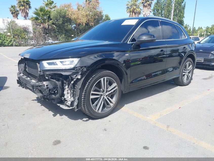 2020 Audi Q5 VIN WA1E2AFY3L2045441 IAAI salvage auction — FRONT END, Salvage (California), sold $9,700 on 2026-07-11 (photo 2)