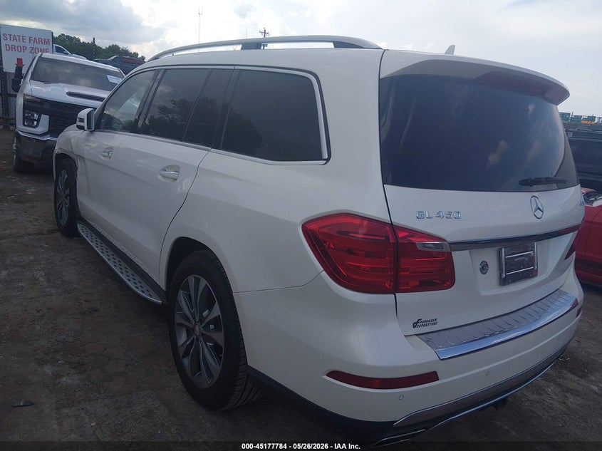 2014 Mercedes-benz Gl-klasse VIN 4JGDF7CE5EA437280 IAAI salvage auction — LEFT FRONT, Clear (Oklahoma), sold $3,300 on 2026-07-09 (photo 3)