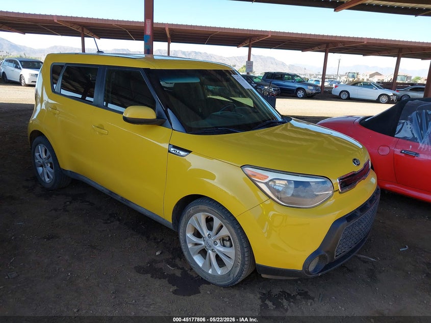 2015 Kia Soul VIN KNDJP3A59F7149020 IAAI salvage auction — LEFT SIDE, Salvage (Arizona), sold $1,000 on 2026-07-28 (photo 1)