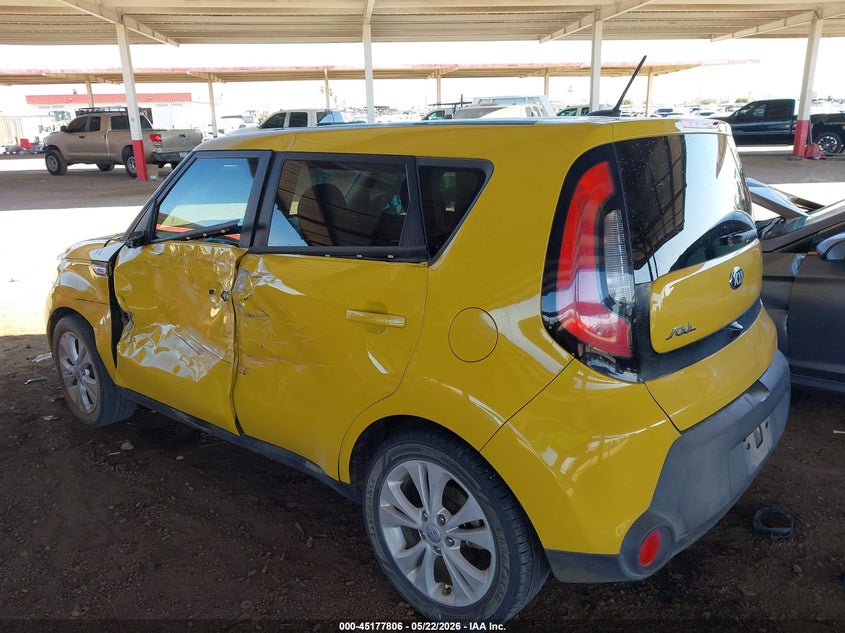 2015 Kia Soul VIN KNDJP3A59F7149020 IAAI salvage auction — LEFT SIDE, Salvage (Arizona), sold $1,000 on 2026-07-28 (photo 3)
