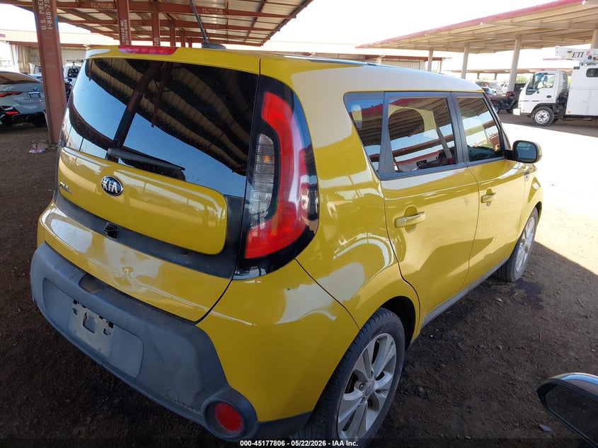 2015 Kia Soul VIN KNDJP3A59F7149020 IAAI salvage auction — LEFT SIDE, Salvage (Arizona), sold $1,000 on 2026-07-28 (photo 4)