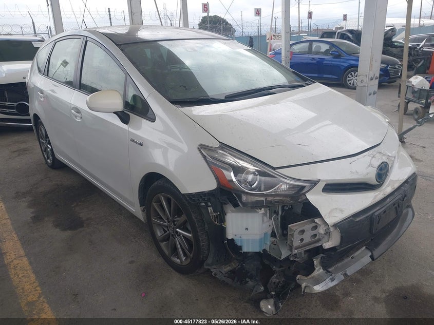 2015 Toyota Prius v VIN JTDZN3EU8FJ038522 IAAI salvage auction — RIGHT FRONT, Salvage (California), sold $4,850 on 2026-07-29 (photo 1)