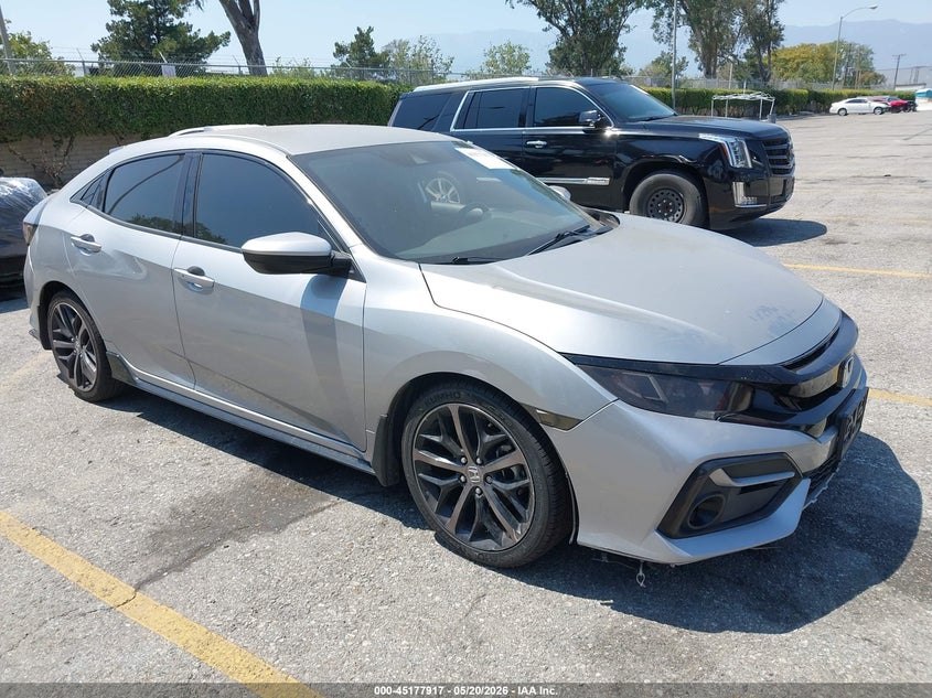 2020 Honda Civic VIN SHHFK7H41LU413280 IAAI salvage auction — UNDERCARRIAGE, Salvage (California), sold $7,550 on 2026-07-14 (photo 1)