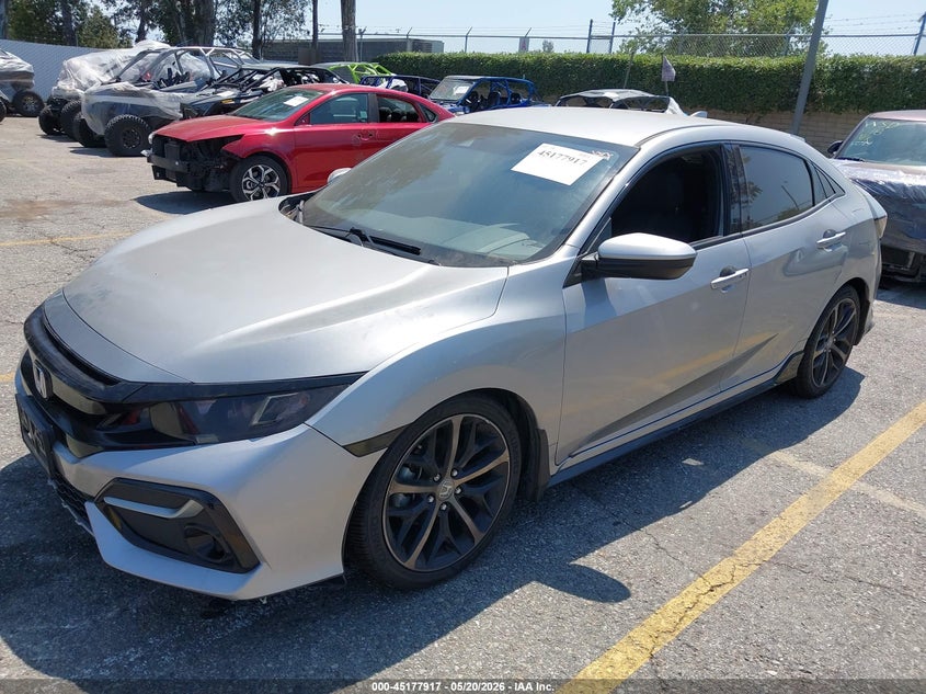 2020 Honda Civic VIN SHHFK7H41LU413280 IAAI salvage auction — UNDERCARRIAGE, Salvage (California), sold $7,550 on 2026-07-14 (photo 2)