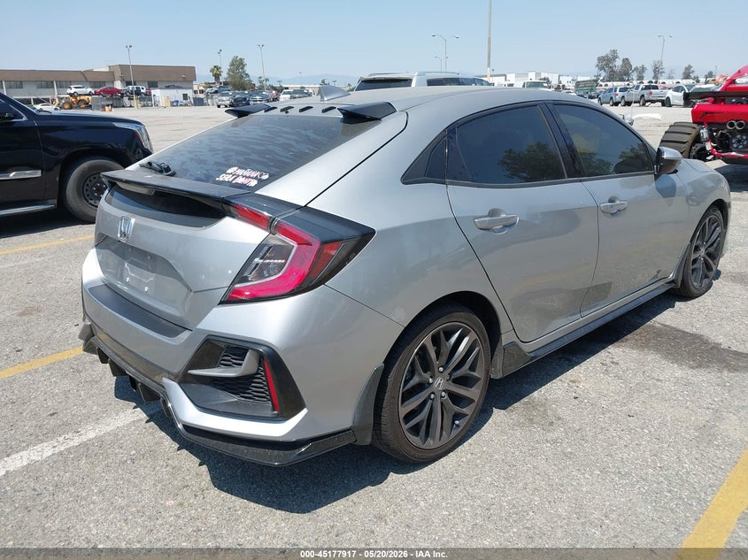 2020 Honda Civic VIN SHHFK7H41LU413280 IAAI salvage auction — UNDERCARRIAGE, Salvage (California), sold $7,550 on 2026-07-14 (photo 4)