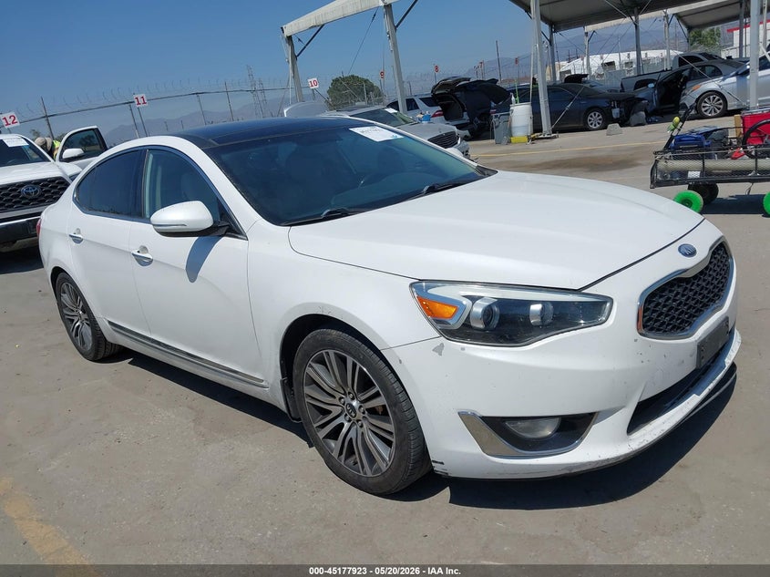2014 Kia Cadenza VIN KNALN4D79E5126412 IAAI salvage auction — FRONT END, Salvage (California), sold $975 on 2026-07-10 (photo 1)