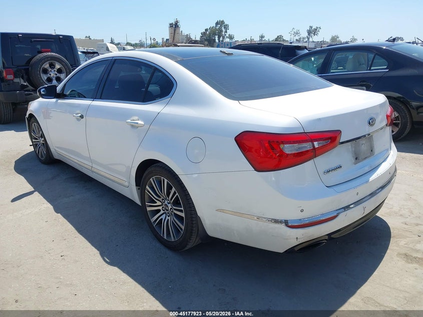 2014 Kia Cadenza VIN KNALN4D79E5126412 IAAI salvage auction — FRONT END, Salvage (California), sold $975 on 2026-07-10 (photo 3)
