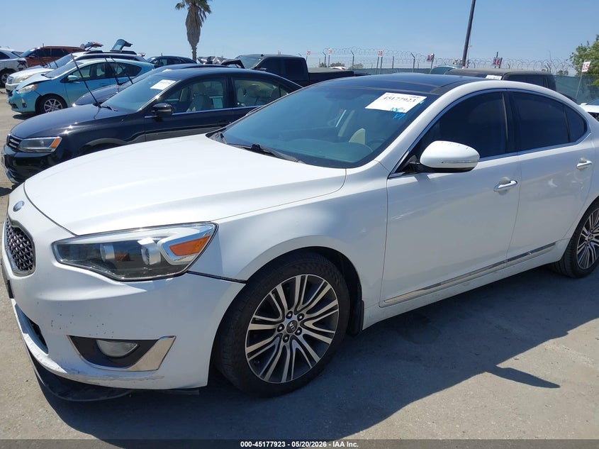 2014 Kia Cadenza VIN KNALN4D79E5126412 IAAI salvage auction — FRONT END, Salvage (California), sold $975 on 2026-07-10 (photo 6)