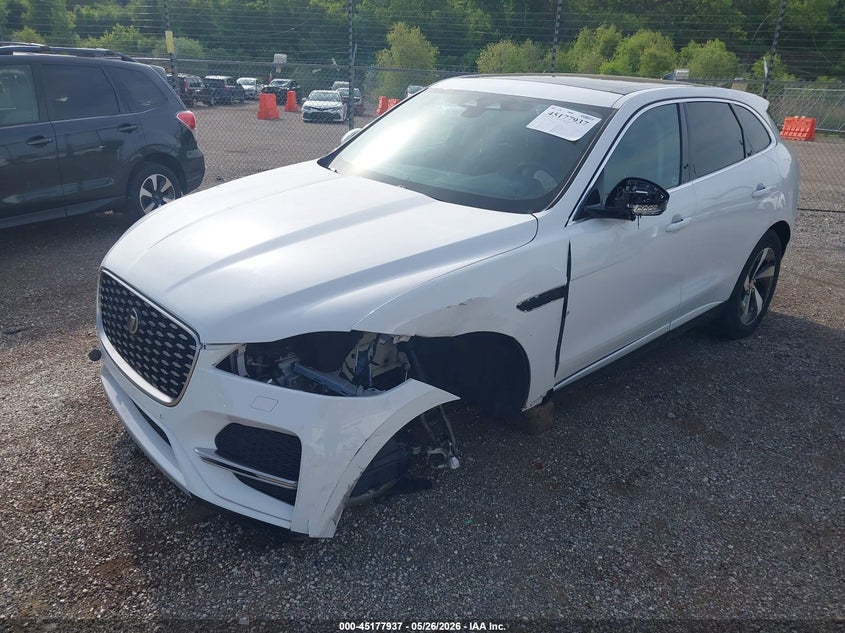 2022 Jaguar F-pace VIN SADCJ2EX6NA690919 IAAI salvage auction — LEFT FRONT, Salvage (Illinois), sold $7,000 on 2026-07-09 (photo 2)